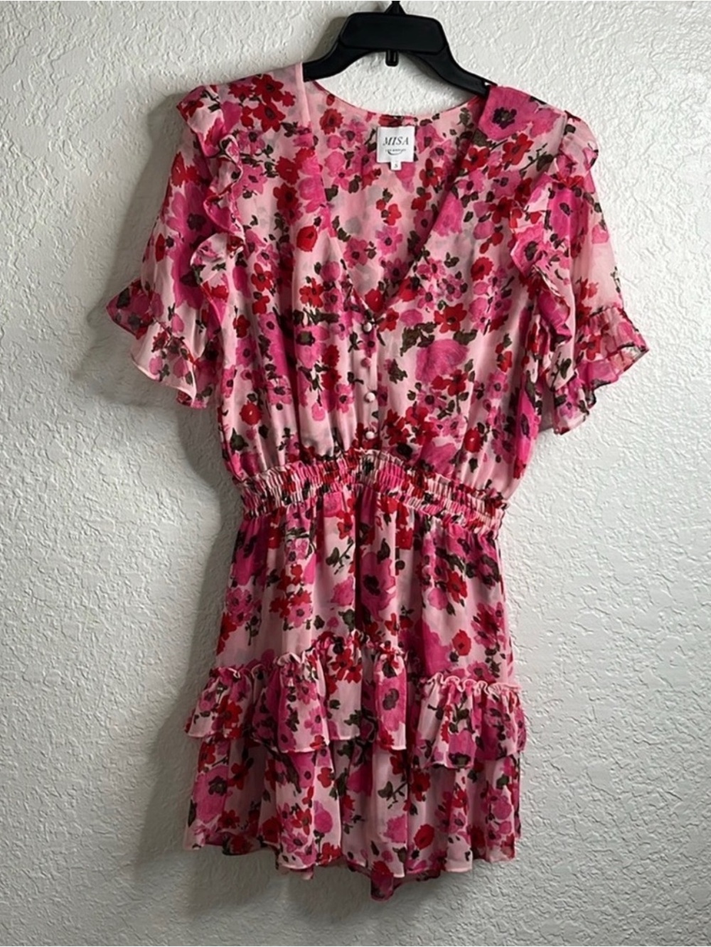 💕MISA LOS ANGELES - Devan Floral Mini - S 💕 - Picture 3 of 7